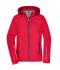 Dames Ladies´ 3-in-1-Jacket Rood/zwart 8616