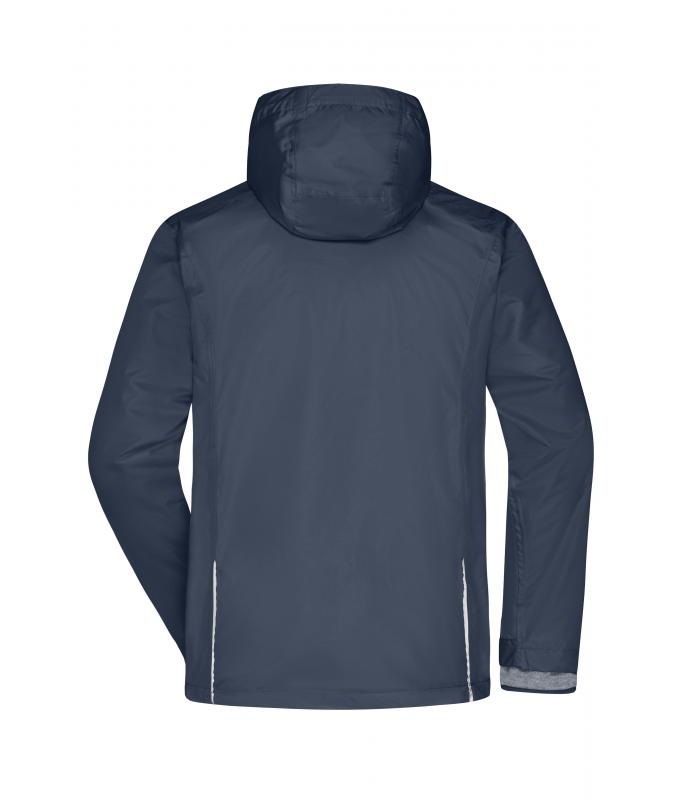 Homme Veste 3 en 1 homme Marine/argent 8617