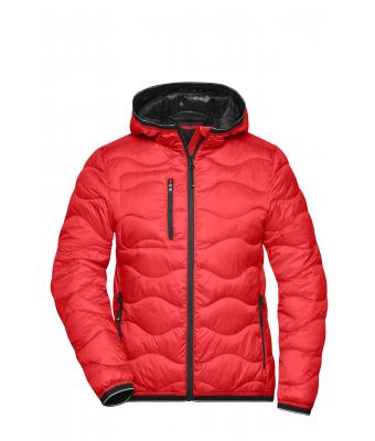 Ladies Ladies' Padded Jacket Red/black 10234