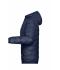Dames Ladies' Padded Jacket Navy/zilver 10234