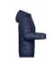 Dames Ladies' Padded Jacket Navy/zilver 10234