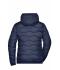 Dames Ladies' Padded Jacket Navy/zilver 10234