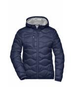 Damen Ladies' Padded Jacket Navy/silver 10234