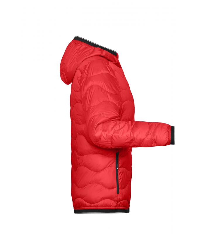 Damen Ladies' Padded Jacket Red/black 10234