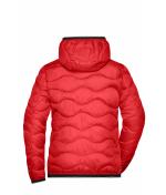 Damen Ladies' Padded Jacket Red/black 10234