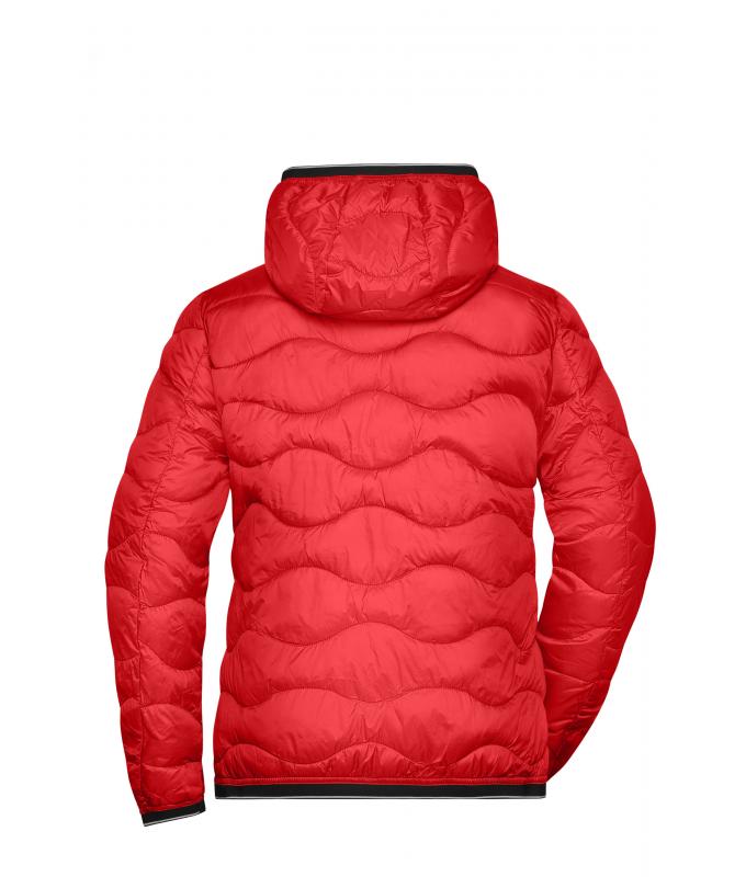 Damen Ladies' Padded Jacket Red/black 10234