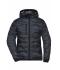 Damen Ladies' Padded Jacket Graphite/camouflage 10234