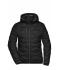 Dames Ladies' Padded Jacket Zwart/zwart 10234