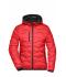 Dames Ladies' Padded Jacket Rood/zwart 10234