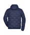Heren Men's Padded Jacket Navy/zilver 10235