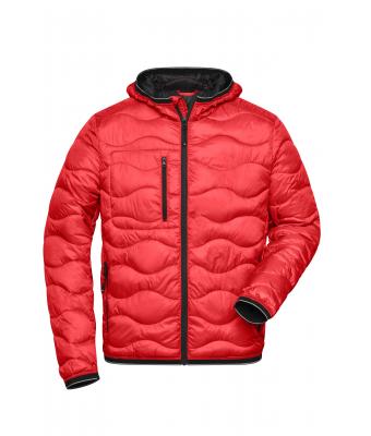 Herren Men's Padded Jacket Red/black 10235