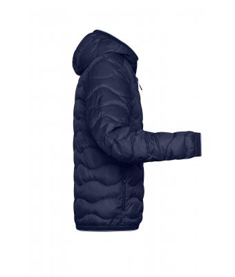 Homme Veste rembourrée homme Marine/argent 10235
