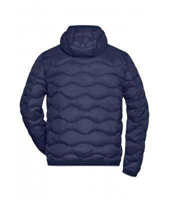 Homme Veste rembourrée homme Marine/argent 10235