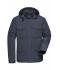 Herren Men's Business Jacket Black-melange 10237