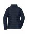 Dames Ladies' Modern Padded Jacket Navy-mat 10465