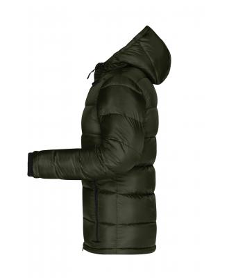 Dames Ladies' Padded Jacket   GRS Deep-forest/geel 10467