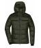 Damen Ladies' Padded Jacket Deep-forest/yellow 10467