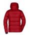 Damen Ladies' Padded Jacket Red/black 10467