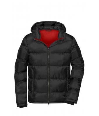 Men Men's Padded Jacket   GRS Black/red 10468