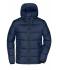 Men Men's Padded Jacket   GRS Navy/electric-blue 10468