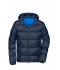 Men Men's Padded Jacket   GRS Navy/electric-blue 10468