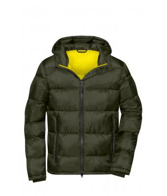 Herren Men's Padded Jacket   GRS Deep-forest/yellow 10468