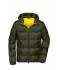 Herren Men's Padded Jacket   GRS Deep-forest/yellow 10468