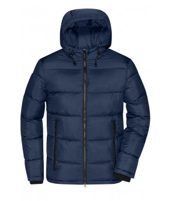padded coat navy