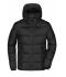 Herren Men's Padded Jacket Black/red 10468