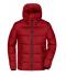 Herren Men's Padded Jacket Red/black 10468