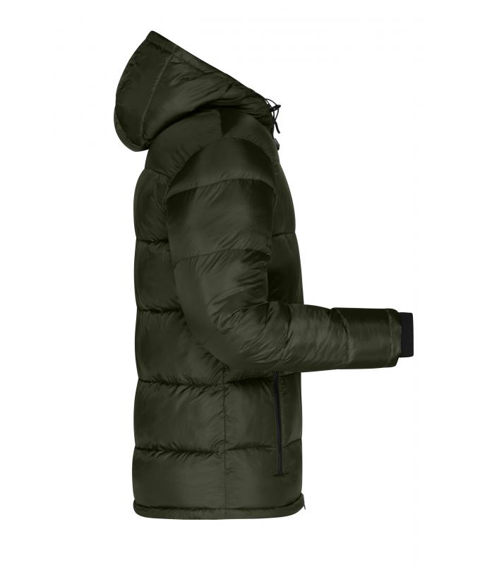 Herren Men's Padded Jacket Deep-forest/yellow 10468