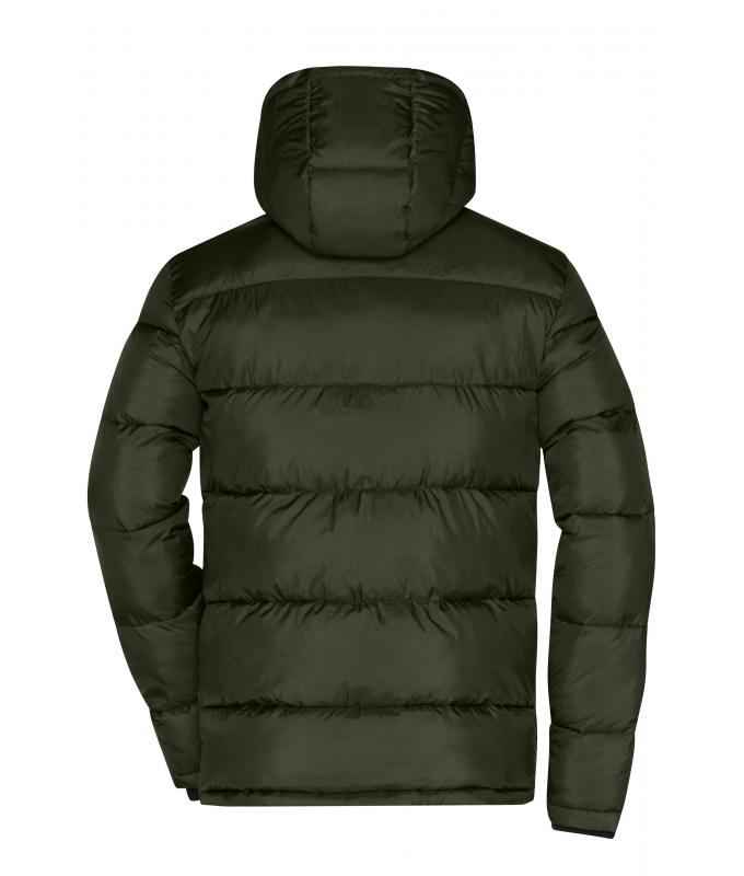 Herren Men's Padded Jacket Deep-forest/yellow 10468