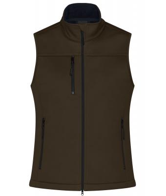 Femme Bodywarmer softshell femme   GRS Marron 10461