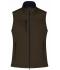 Damen Ladies' Softshell Vest Brown 10461