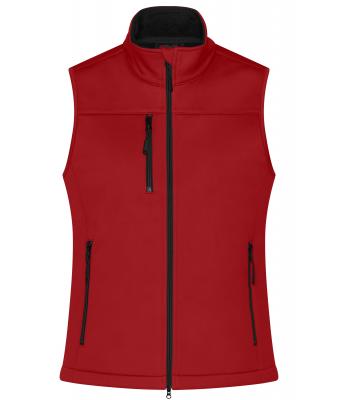 Damen Ladies' Softshell Vest Red 10461