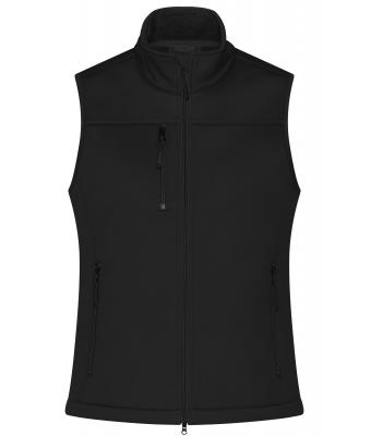 Dames Ladies' Softshell Vest Zwart 10461