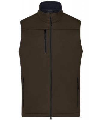 Men Men's Softshell Vest Brown 10462