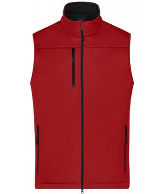 Herren Men's Softshell Vest Red 10462