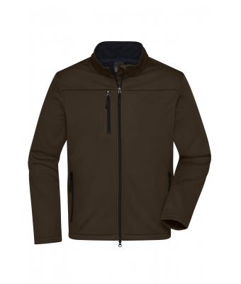 Herren Men's Softshell Jacket Brown 10464