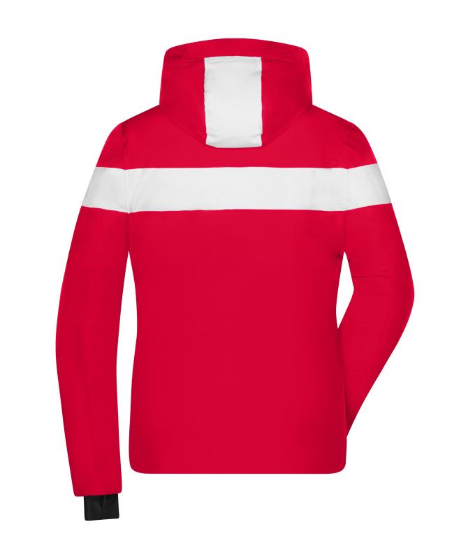 Damen Ladies' Wintersport Jacket Light-red/white 10544