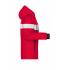 Dames Ladies' Wintersport Jacket Lichtrood/wit 10544