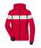 Dames Ladies' Wintersport Jacket Lichtrood/wit 10544
