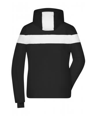 Femme Veste hiver femme Noir/blanc 10544