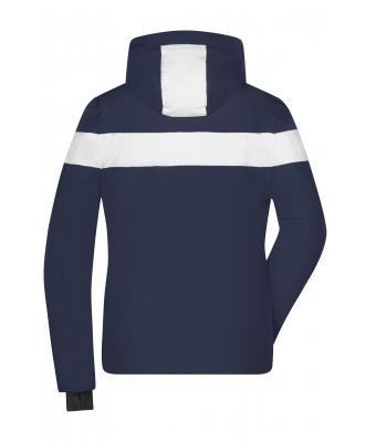 Femme Veste hiver femme Marine/blanc 10544