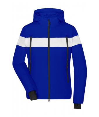 Femme Veste hiver femme Bleu-électrique/blanc 10544