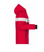 Femme Veste hiver femme Rouge-clair/blanc 10544
