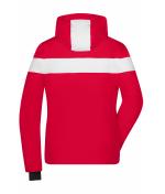 Femme Veste hiver femme Rouge-clair/blanc 10544