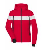 Femme Veste hiver femme Rouge-clair/blanc 10544