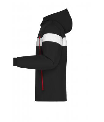 Men Men's Wintersport Jacket Black/white 10545