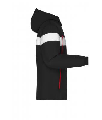 Men Men's Wintersport Jacket Black/white 10545